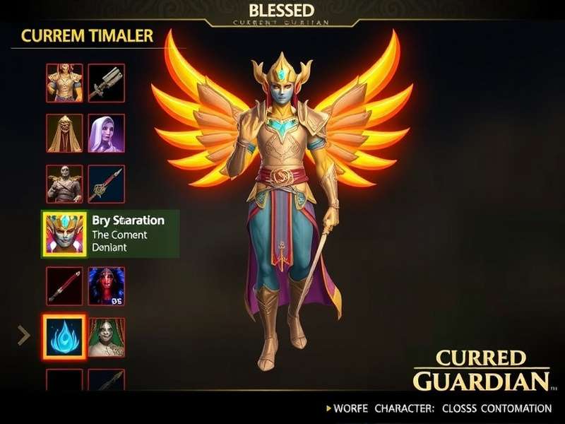 Blessed Current Guardian character customization options